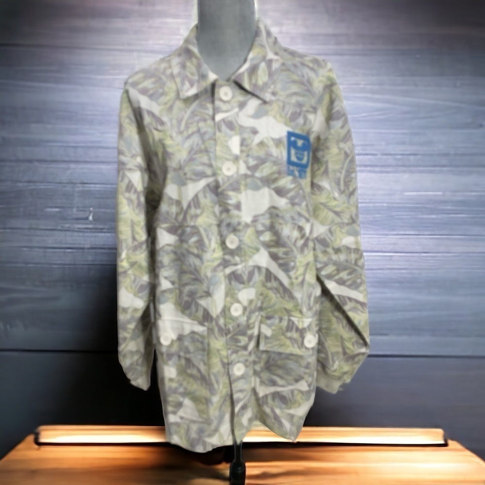 Disneyland Resort Spirit Jersey Shirt Men's Tropical Palm Button Up New Sz L - Picture 2 of 14
